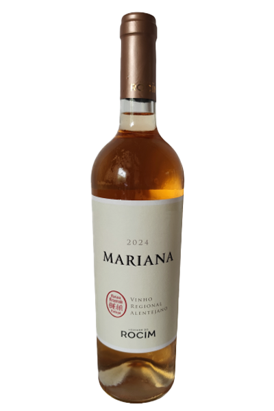 Wine bottle labeled 'Mariana' with a white background