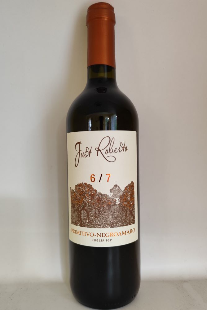 Just Roberto Primitivo-Negroamaro 6/7 2025, IGP Puglia, Italy